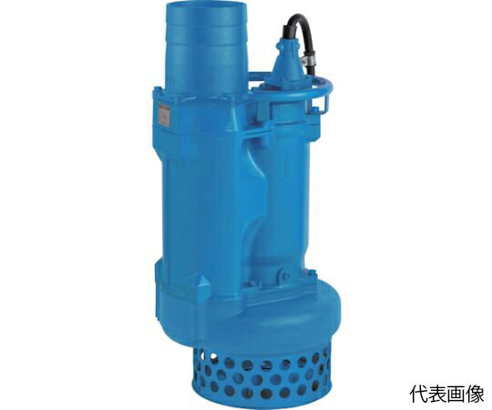 鶴見製作所 一般工事排水用水中ポンプ 60HZ 口径100mm 三相200V KRS43.7 60HZ 1台