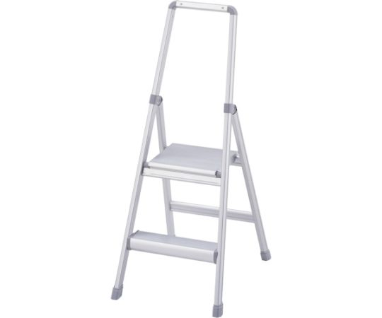 長谷川工業 天板幅広上枠付きアルミ踏台 SRA型 2段（17895） SRA-5A 1台