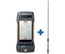 テストー testo400 + Pt100 ガラス被覆ラボ用温度プローブ TD20-400-14 1式