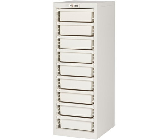 宮成製作所 薬剤保管庫メディロック MLG配薬キャビネット ダイヤル錠 深型9段 ネオホワイト MLGC-109D-W 1台