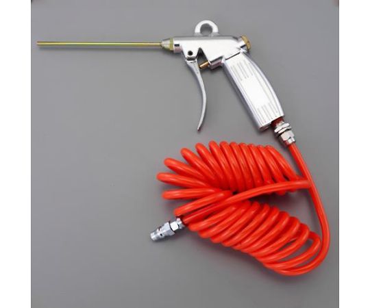 アズワン エアーブローガン（ウレタンホース付 2.0mm穴x150mm EA123AB-112B 1セット