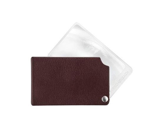 エッシェンバッハ ポケットルーペ（角型/ボルドー） x2.5/48x74mm EA756B-91 1個