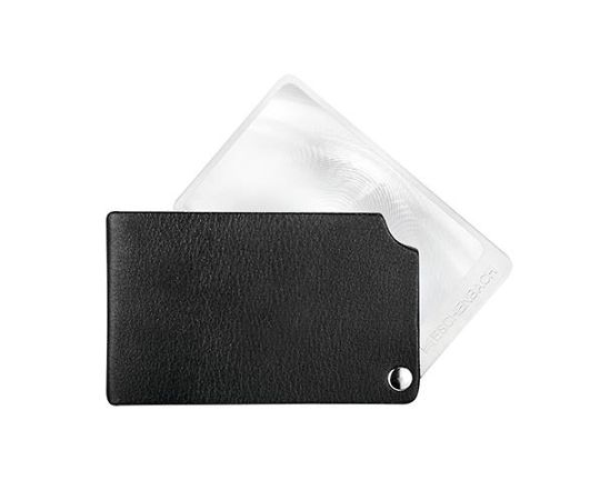 エッシェンバッハ ポケットルーペ（角型/ブラック） x2.5/48x74mm EA756B-93 1個