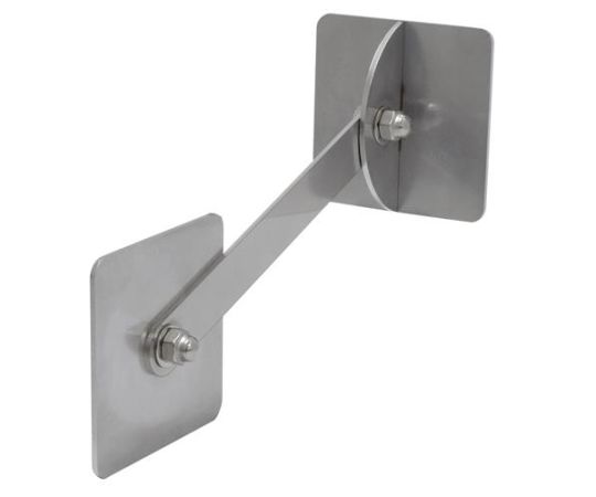 アズワン 転倒防止可動式金具（壁用） 65x65mm EA979CL-25 1個