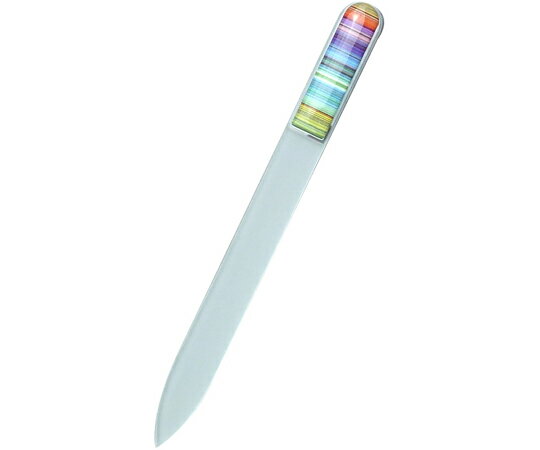 BISON 3D チェコ製ガラス爪ヤスリ 14cm 両面仕上げ 08柄 3DM08 1個