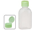 金鵄製作所 小判型投薬瓶100mL ワンタッチキャップ(ライトグリーン:竹) 200本入 23020-003 1箱(200本入)