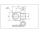 アズワン [FT形]旗形裸圧着端子（100個） 1-3 EA538ML-51 1箱(100個入)