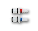 トクソー技研 アモレSU1ホースアダプタ(赤青1セット) 1セット(2個入)