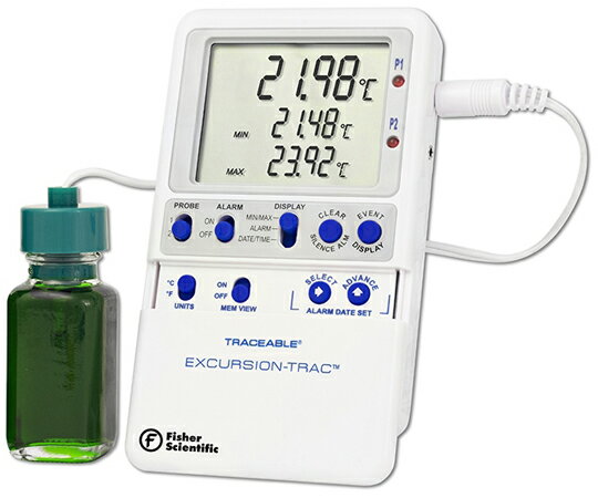 Fisherbrand Fisherbrand？ Traceable？ Excursion-Trac 冷蔵/冷凍庫用データログ温度計 1ボトルプローブ 15-081-123 1個