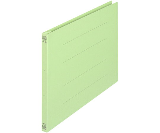 【PLUS】 10個セットフラットファイル ノンステッチ ヨコ型 A4-E 横罫線タイプ A4E/グリーン No.022N(7..