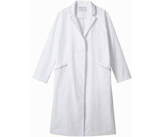 住商モンブラン ドクターコート レディス長袖 白/グレー 3L 71-090 3L 1枚