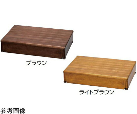 アロン化成 木製玄関台60W-40-1段 ブラウン 535-580 1個