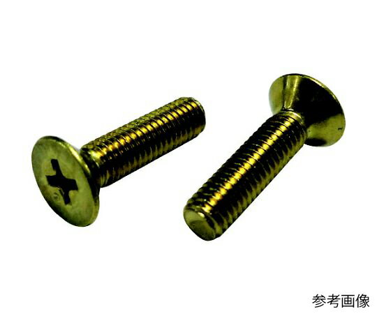 コノエ 皿小ねじ 真鍮 M4×10 100本入 FLATSS-BR-410 100本入