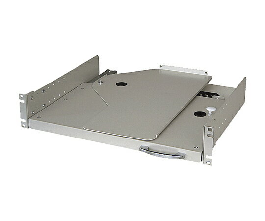 摂津金属工業 自転式キーボードテーブル W480×H88.1×D482mm 7.4kg ホワイトグレイ RAKT-0845RWG 1個