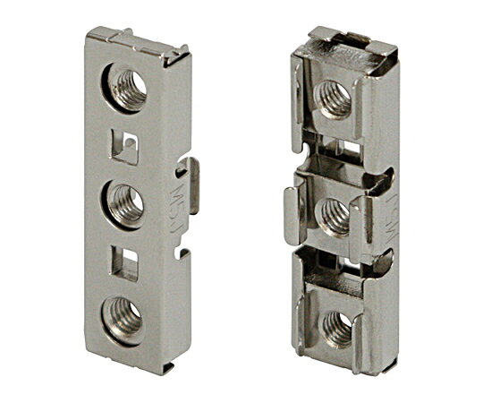 摂津金属工業 1U M5 ケージナット W13.2×H43.7×D8.9mm ニッケルめっき 10個入 NPO-1UM5CN10 1式(10個入)