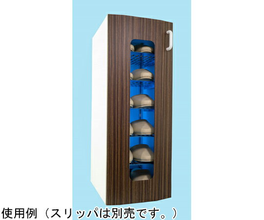 東邦歯科産業 UVクリーン キュート6足 光触媒仕様 右取手 木目調ドア ゼブラウッドダーク 1台