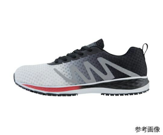 ジーベック セフティシューズ ホワイト 25.5cm 85151-32-255 1足●甲被は通気性のよいオールメッシュで快適な履き心地のセフティシューズです。●サイドと踵に反射材を使用し、夜間や暗所での視認性を高めます。●用途：一般作業●寸...