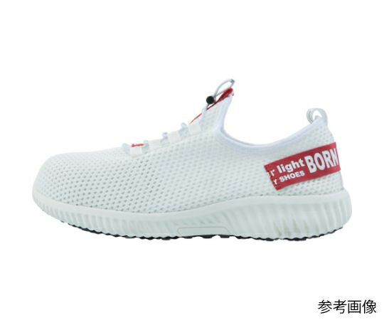 ジーベック セフティシューズ ホワイト 23.0cm 85412-32-230 1足●アッパー全面にシングルメッシュを採用し、驚異の通気性を誇る超軽量モデルです。●用途：一般作業●寸法（cm）：23●足幅サイズ：EEE●色：ホワイト●通気性●衝撃吸収●軽量SPソール●先芯：樹脂先芯●甲被：メッシュ●靴底：EVA+ラバー●中敷：EVAカップインソール（穴あき）●原産国：中国●コード番号：383-8653