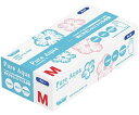川西工業 ニトリルグローブ ピュアアクア 100枚入×30箱 ブルー M 2068 1セット(100枚×30箱入)(4)