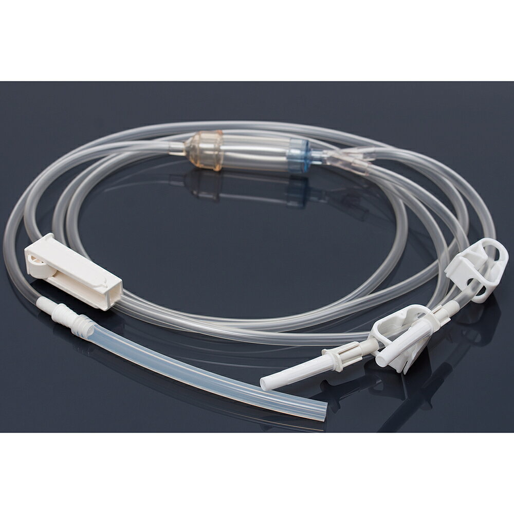 フォルテグロウメディカル 洗浄用チューブ 5本入 FGM-TFW-N2 1箱(5本入)●2針タイプと4針タイプの2種類の形状●スパイク針は、先端が鋭利で灌流液バッグの抜き差しが容易に行えます。●チューブ内径を大きく取っているので必要な流量確保が可能です。●接続チューブはフレキシブルなシリコンチューブで、ラテックスアレルギーのリスク防止が可能です。●2WAY●サイズ（内径×外径×全長）：4.8mm×6.8mm×2,500mm●EOG滅菌済み医療機器クラス1医療機器承認番号:09B1X00004000125