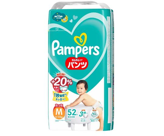 P＆G パンパース さらさらケアパンツ スーパージャンボ Mサイズ たっち 52枚入 1袋 52枚入 