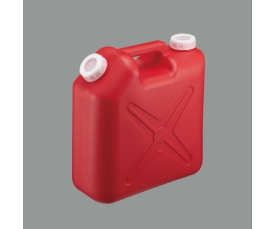 アズワン ポリタンク（赤/ノズル無）10L EA508AT-311 1個●灯油の使用不可（耐油製のパッキンではありません）●容量（L）：10●サイズ（W×D×H）mm：310×150×330●入数：1個●材質：ポリエチレン●口径：44mm●適合ノズル：EA508AT-205●色：レッド●重量：764g●パッキン付