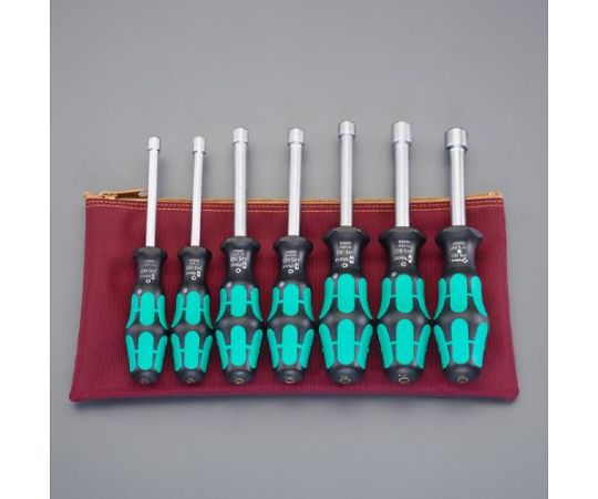 アズワン [Nut] ドライバー（ケース付）7本組 EA565BF-100 1セット