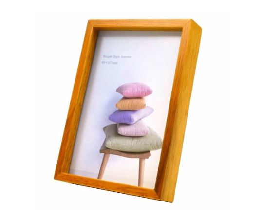 アズワン ボックスフレーム（ブラウン）2L判 EA761LP-181A 1個