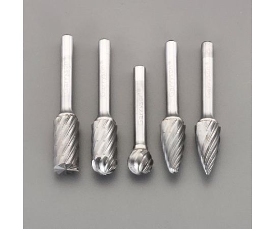 アズワン 超硬カッター（6mm軸）5本組 EA819L-6 1セット