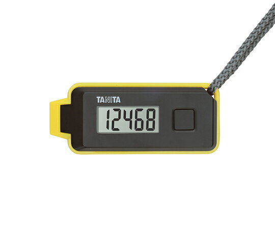 タニタ 歩数計(防災用ホイッスル付き) ブラック FB-738-BK 1個