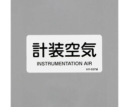 アズワン JIS配管識別ステッカー（計装空気/10枚）40x80mm EA983MG-13 1組(10枚入)