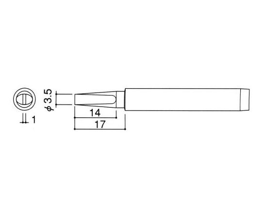 HAKKO (EA305E-130130S) 3.5mm EA305E-4 1