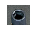 エスコ インパクトソケット 1/2"DR×14mm EA164DB-14 1個