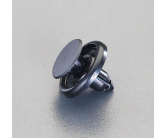 エスコ プッシュリベットクリップ（10個）　1.0-2.0mm/φ7.0mm EA527CP-102 1袋●タイプ：プッシュリベット●プッシュするだけでロックできるタイプ●適用：特にトヨタ車●適合穴径：7mm●適合板厚：1〜2mm●主な使用箇所：フェンダーライナー●代表純正No：90467-07166●材質：プラスチック●入数：10個
