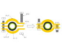 エスコ ホースクランプ 28−34mm EA463G-34 1個(4)
