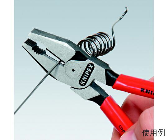 KNIPEX 225mm電工ペンチ(偏芯型) EA534K-225 1個