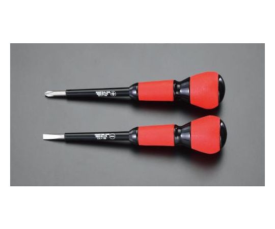 エスコ [+-]ドライバー（パワーG絶縁・電工）　2本組 EA557AD 1組