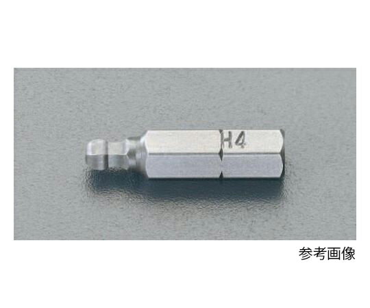 エスコ 6.0×25mm [BallHexagon]ドライバービット EA611BK-6 1個