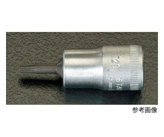 エスコ [Torx]ビットソケット　3/8"DR/T45×49mm EA611CD-45 1個