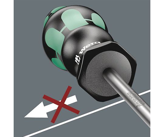 エスコ [+]ドライバー(Pozidriv)　PZ4×200mm EA560WC-4 1本