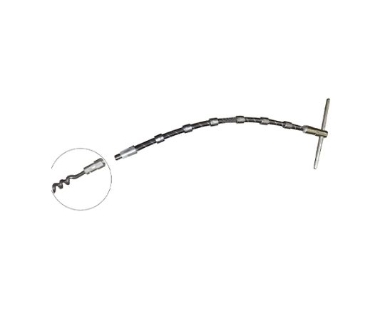 エスコ 6.4×200mmパッキングフック(フレキシブル) EA566AG-1 1本