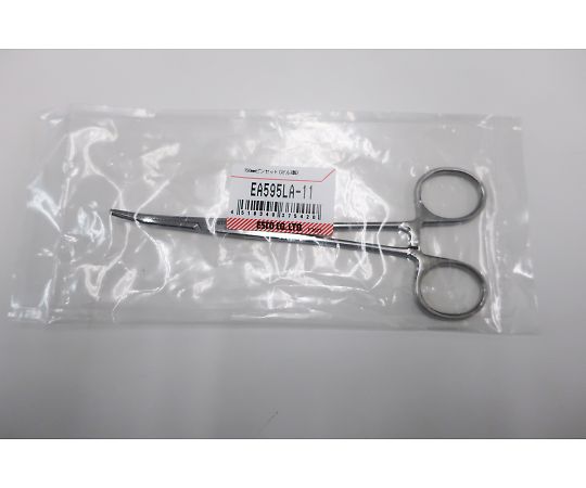 エスコ ピンセット(ステンレス製) 150mm EA595LA-11 1本