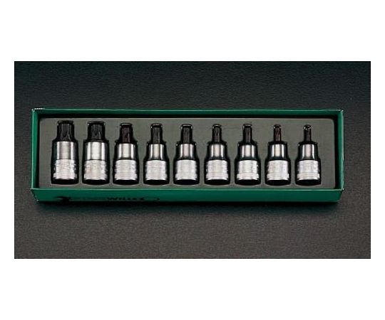 エスコ [Bore　Torx]ビットソケットセット　1/2"DR EA617ZK 1組