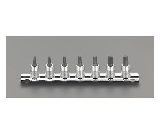 エスコ [TORX]ビットソケットセット　1/4"DR/T10-40 EA618AW 1セット