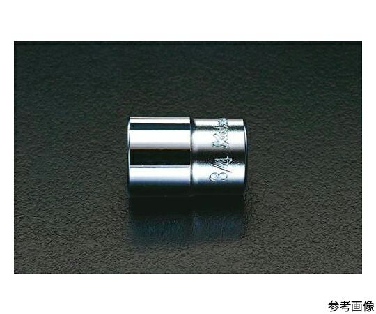 エスコ ソケット　1/2"DR×1・3/8" EA618CG-17 1個