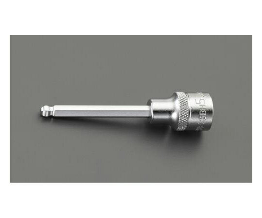 エスコ [Ball-Hex]ビットソケット　3/8"DR/8×75mm EA618JH-8 1個