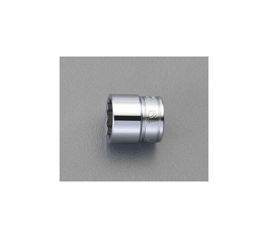 エスコ ソケット　3/8"DR×17mm EA618PL-17 1個