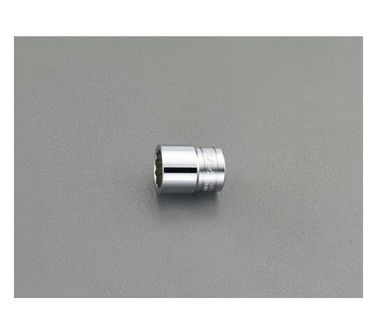 エスコ ソケット(十二角)　1/2"DR×1・3/8 EA618RL-122 1個●差込角：1/2”●六角●サイズ：S：1-3/8”、D1：46mm、D2：41.5mm、H：19mm、L：44mm、l：28mm●重量：297g●コード品番：EA618RL-122