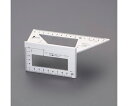 エスコ 角材定規（アルミ製）　169×63×73mm EA719JA-1 1個●45°・90°の角度確認に。●45°合わせを作る時、材料をケガくのに使用します。●材質：アルミ製●サイズ：169×63×73mm●コード品番：EA719JA-1