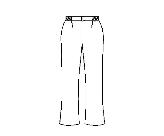 住商モンブラン ナースパンツ　（レディース／ブーツカットタイプ）　LL 73-1321 LL 1枚